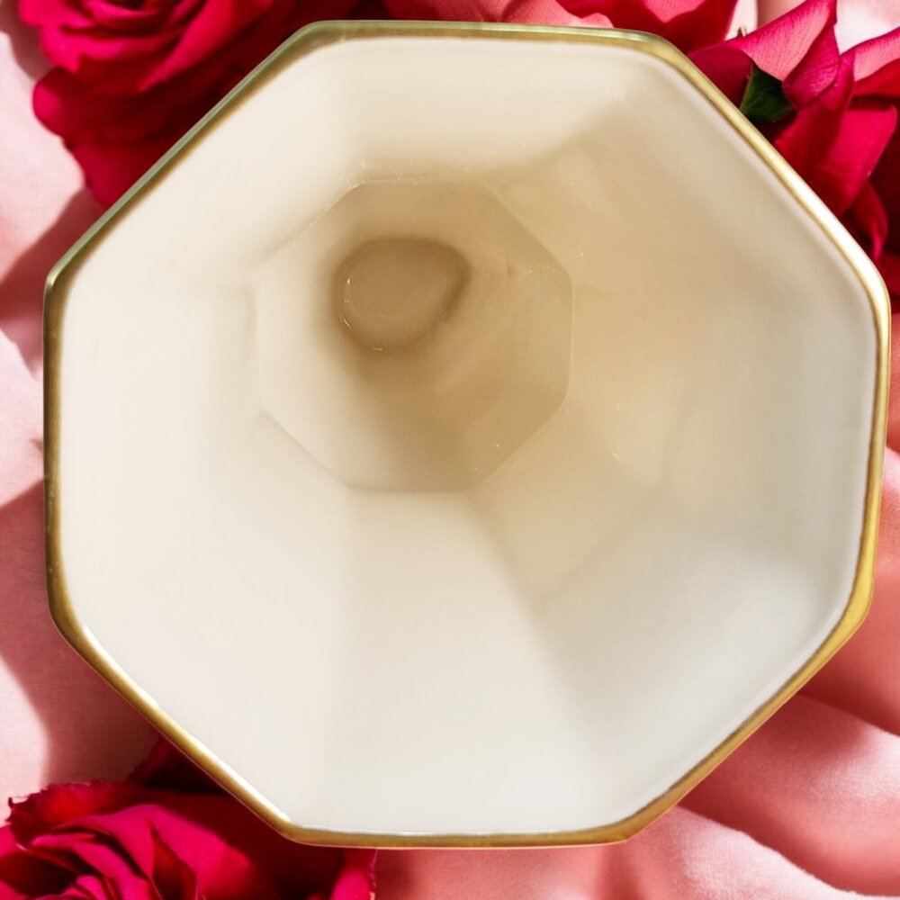 Lenox Diana Urn Bud Vase Vintage Ivory Porcelain with Gold Trim Valentines Gift - Picture 3 of 8